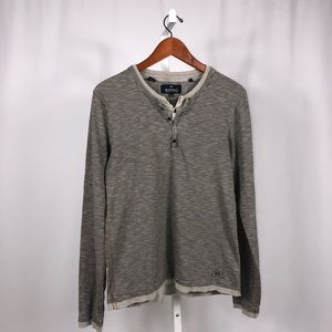 Buffalo David Bitton Grey Long sleeve shirt.